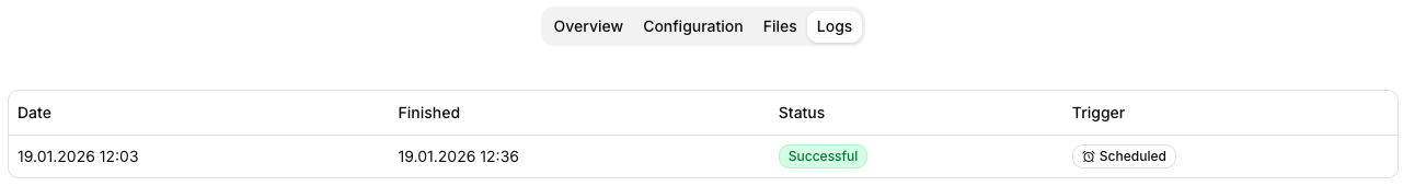 Data Source Detail - Logs