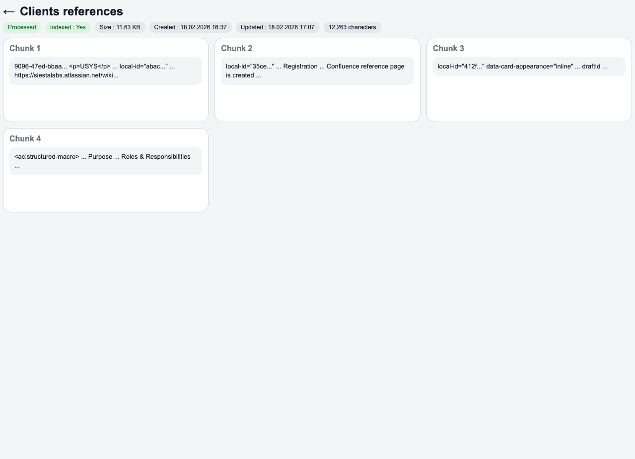 File Detail - Chunks