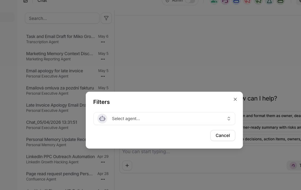 Agent Filters