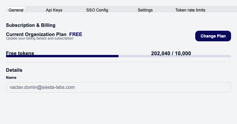 General - subscription and billing