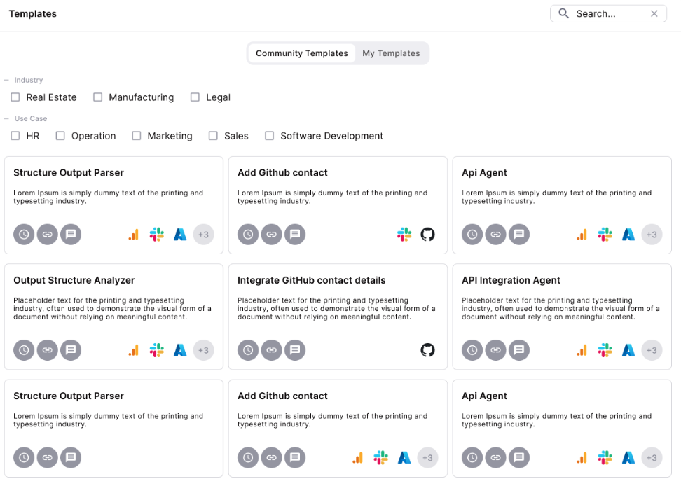 Overview of templates