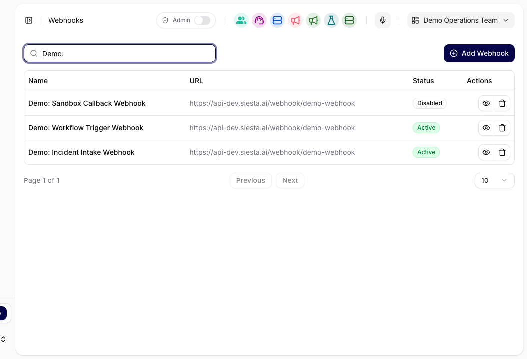 Overview of Webhooks