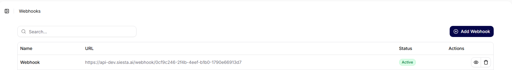 Panoramica dei webhook